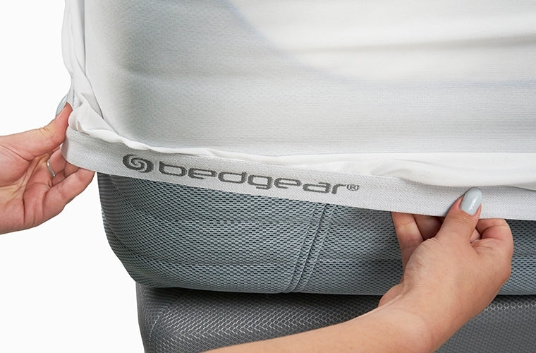 Dri-Tec Split Cal King Mattress Protector with Waterproof Layer - White