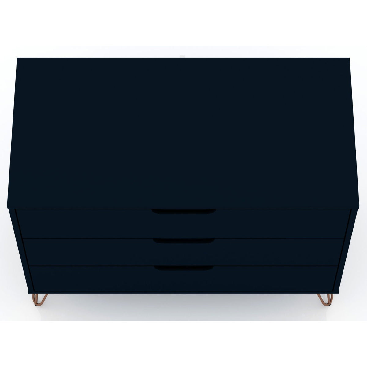 Rockefeller 3 Drawer Dresser with Splayed Legs - Multiple Colors