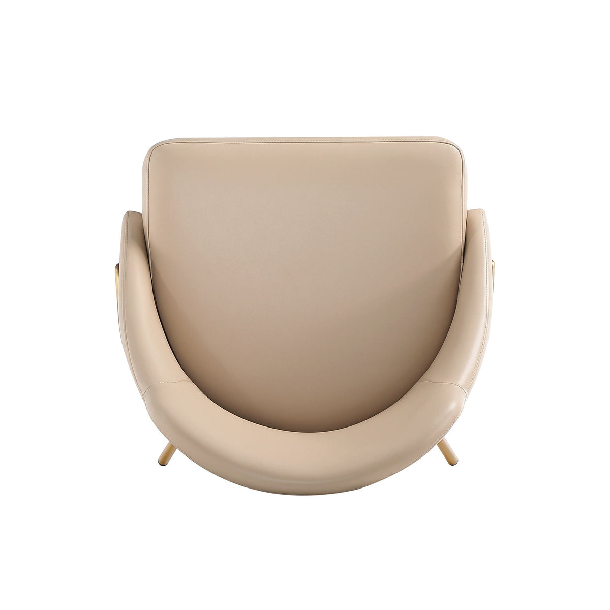 Upholstered Dining Chair with High-Density Foam - Beige, Gray, or White