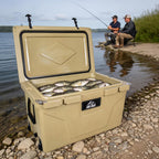 85 Quart Bear-Resistant Rotomolded Cooler with 6-Day Ice Retention - Khaki