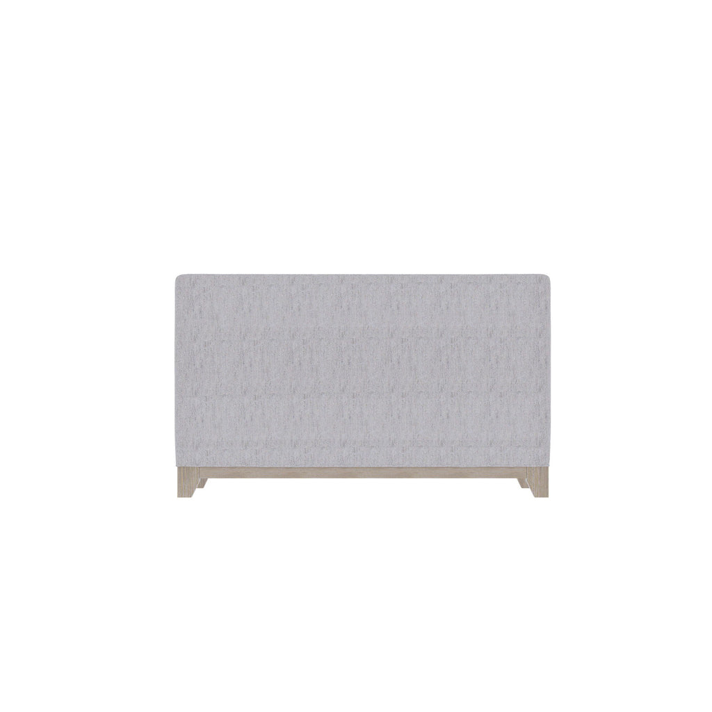Loveseat With Casual Accent with Durable Fabric - Gray