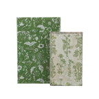 Rustic Floral Decorative Book Boxes with Hidden Storage - Set of 2