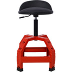 Pneumatic 360 Degree Swivel Mechanics Stool with Adjustable Height - Red or Black