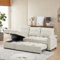 71.3" Reclining Sofa Bed with USB Ports - Chenille