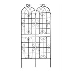 Metal Garden Rustproof Trellis for Climbing Plants – Outdoor Flower Support
