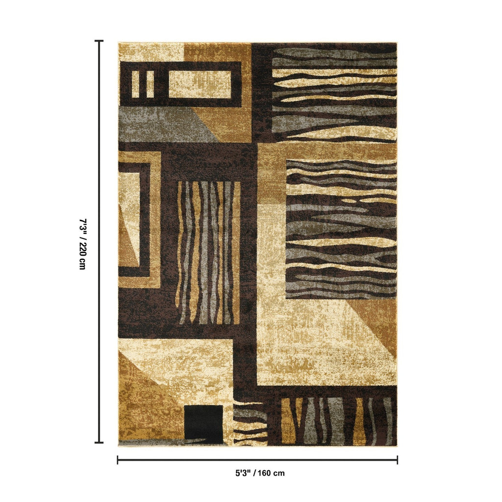 Bristol GC_DYN7095 Multi Area Rug with Modern Geometric Design - Multi