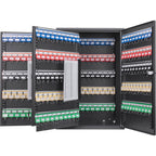 Adjustable Key Cabinet With Combination Lock - Black
