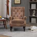 Modern Accent Armchair with Sturdy Wood Legs - Multiple Colors