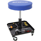 Adjustable Pneumatic Garage Stool with 250 LBS Capacity - Steel