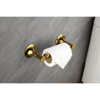 6 Piece Bathroom Accessories Set with Brass Construction - Gold, Matte Black, Brushed Gold