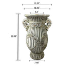 MGO Garden Planter with Drainage Hole - Rust Finish
