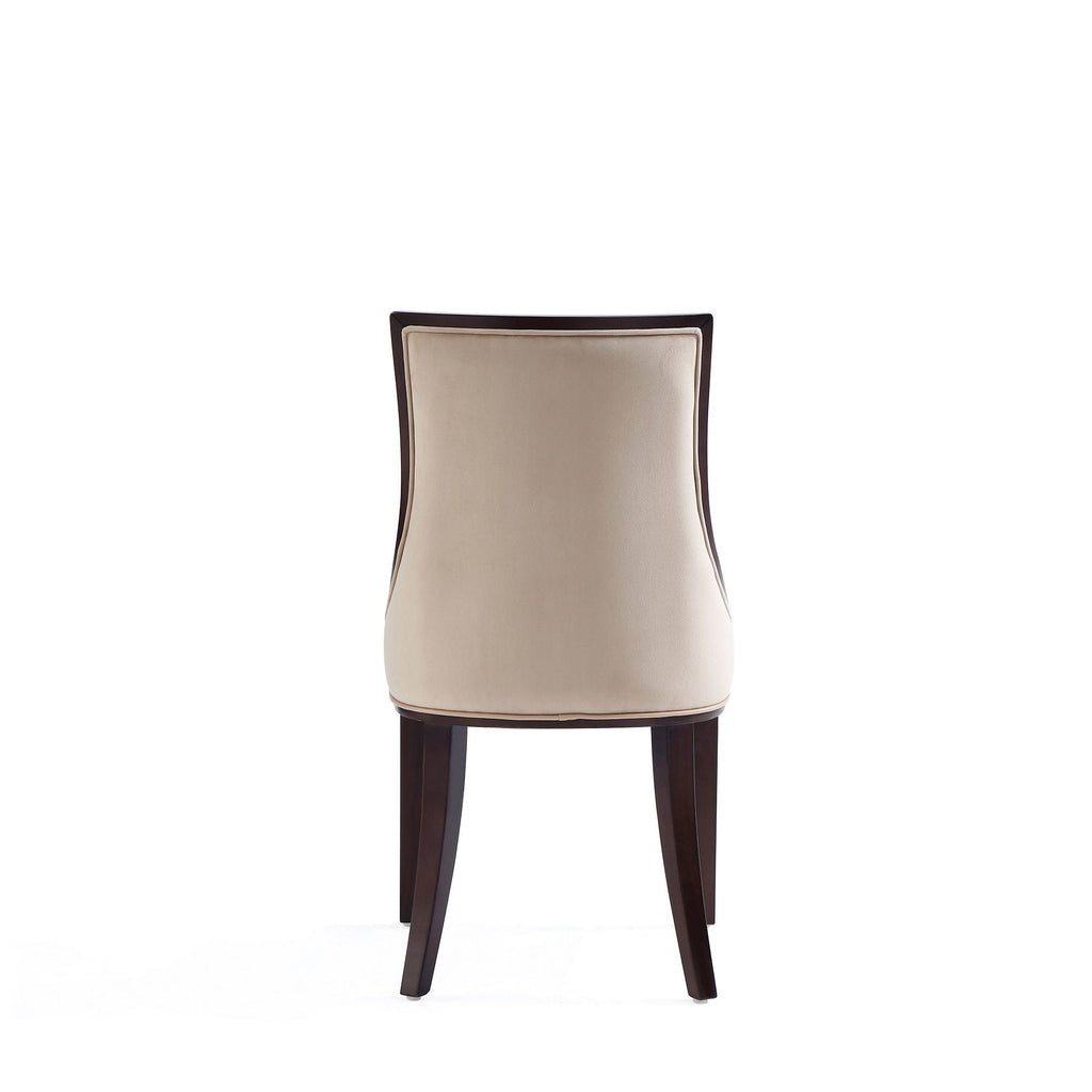 Grand Dining Chair Set with Solid Beech Wood Frame - Beige or Gray