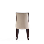 Grand Dining Chair Set with Solid Beech Wood Frame - Beige or Gray