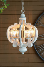 Farmhouse Chandelier with Adjustable Chain - Multiple Colors