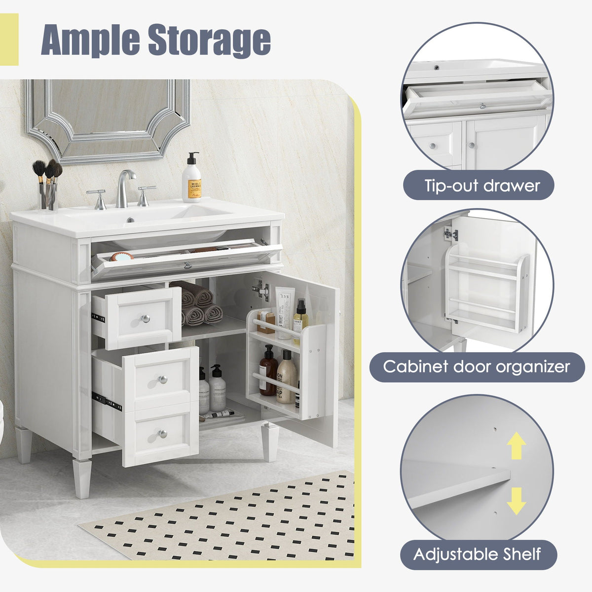 Bathroom Vanity With Top Sink