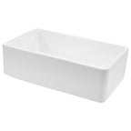 Farmhouse Sink Undermount Kitchen Single Bowl with Extra-Large Basin - White