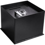 0.89 Cubic Ft Floor Safe with Combination Lock - Black
