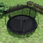 14FT Trampoline with Safety Enclosure Net – Steel Frame