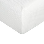 8" Plush Gel Memory Foam Mattress with Aloe Vera Cover - White