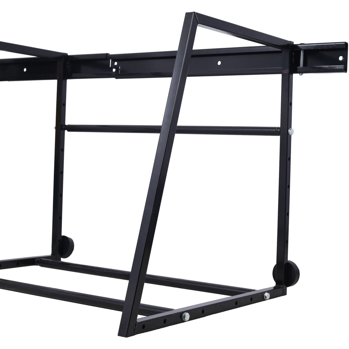 Heavy Duty Adjustable Garage Wall Multi-Tire Rack Storage with 400 lb Capacity - Black