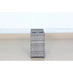 Gray Mix Outdoor Side Table with Durable Construction - Gray Mix
