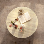 Mgo Modern Minimalist Round Accent Coffee Table