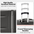 Expandable 2 Piece Luggage Set with TSA Lock and Spinner Wheels - Multiple Colors