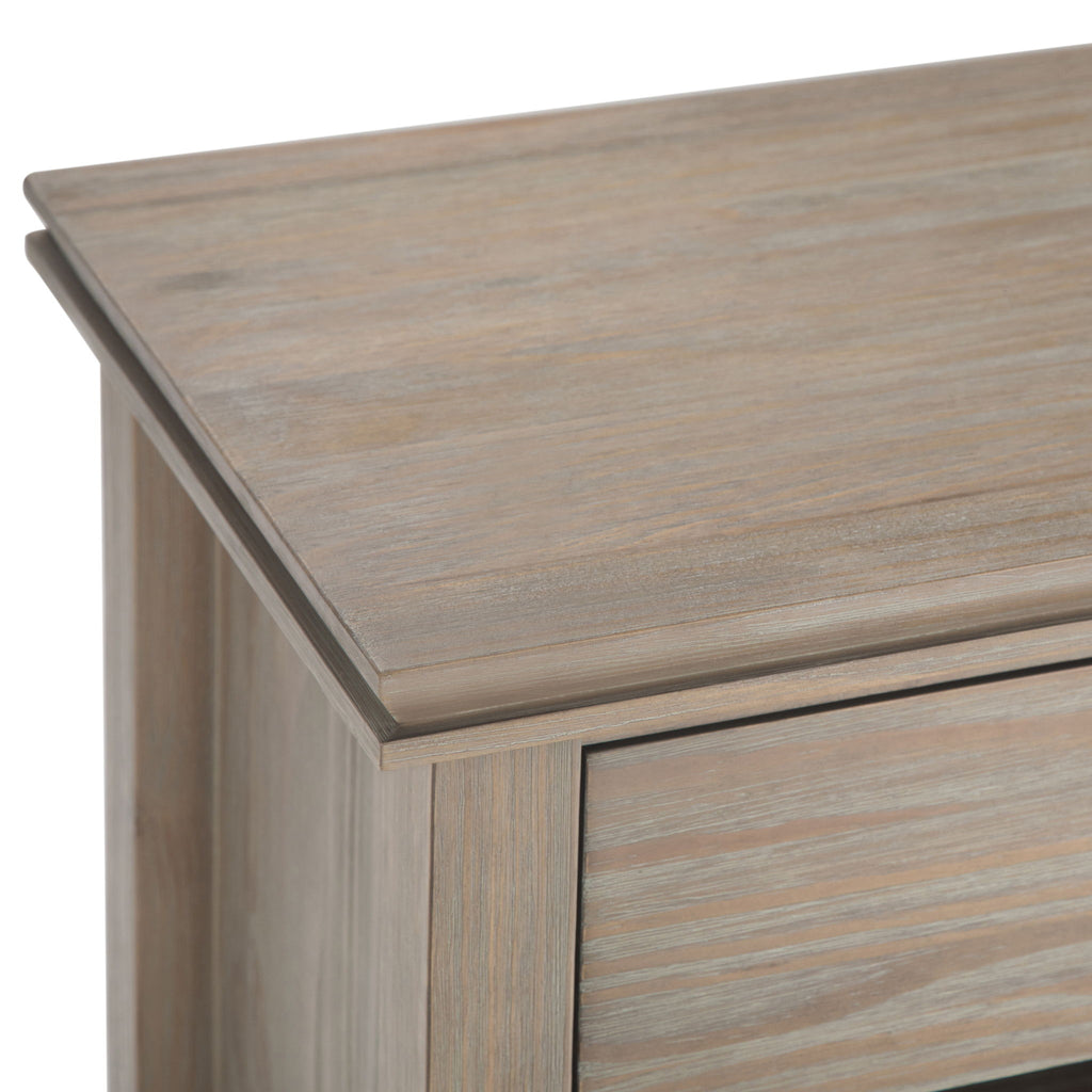 Handcrafted Bedside Table with Drawer and Shelf - Multiple Colors