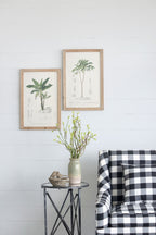 Tree Framed Print Set with Fir Wood Frames - Multicolor