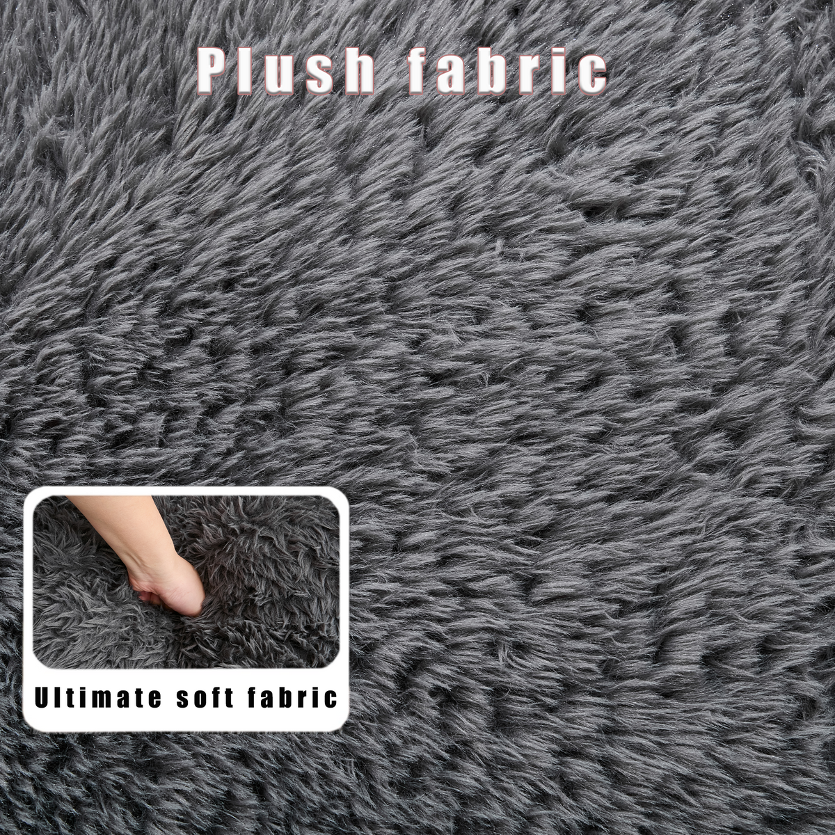 5-Position Adjustable Floor Chair with Plush Upholstery - Neutral
