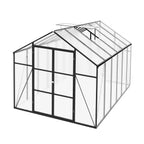 Gain Height Windproof Greenhouse with Heavy-Duty Frame - Black