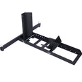Heavy Duty Adjustable Motorcycle Stand / Wheel Chock with 1800 lb Capacity - Black