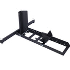 Heavy Duty Adjustable Motorcycle Stand / Wheel Chock with 1800 lb Capacity - Black