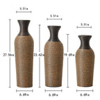 Classic And Neat Floor Vase with High Independent Stand - Multiple Colors
