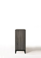 Weathered Dresser with Six Drawers – Gray
