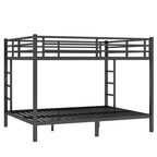 Metal Queen Over Queen Bunk Bed for Teens and Adults
