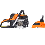 Professional Gasoline Chainsaw with 20-Inch Bar - Orange
