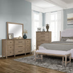 Rectangle Mirror with Beveled Glass - Sand