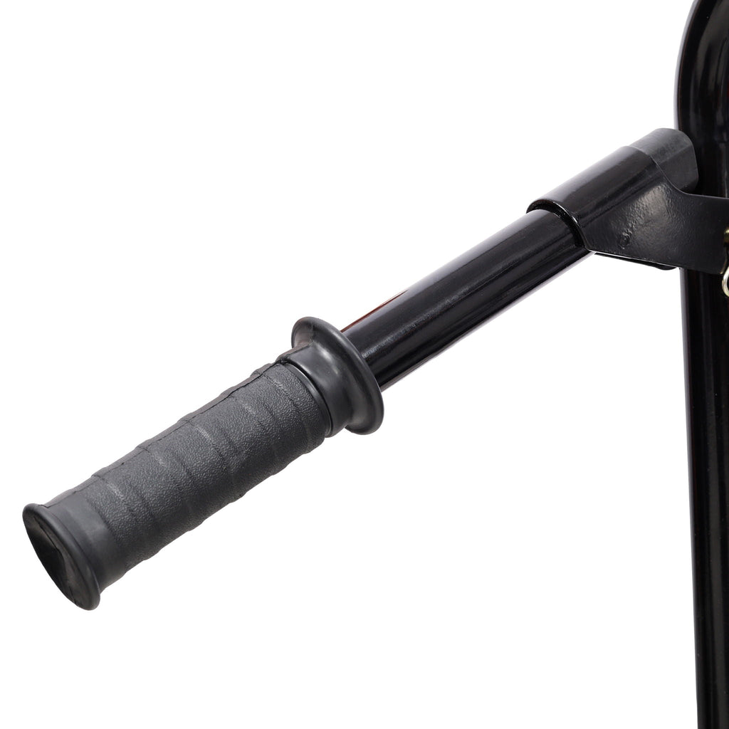Gas Engine Powered Water Pump with Wheels and Handle – Black/Red