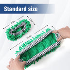 Microfiber Mop Slippers for Floor Cleaning, Machine Washable, 3 Pieces
