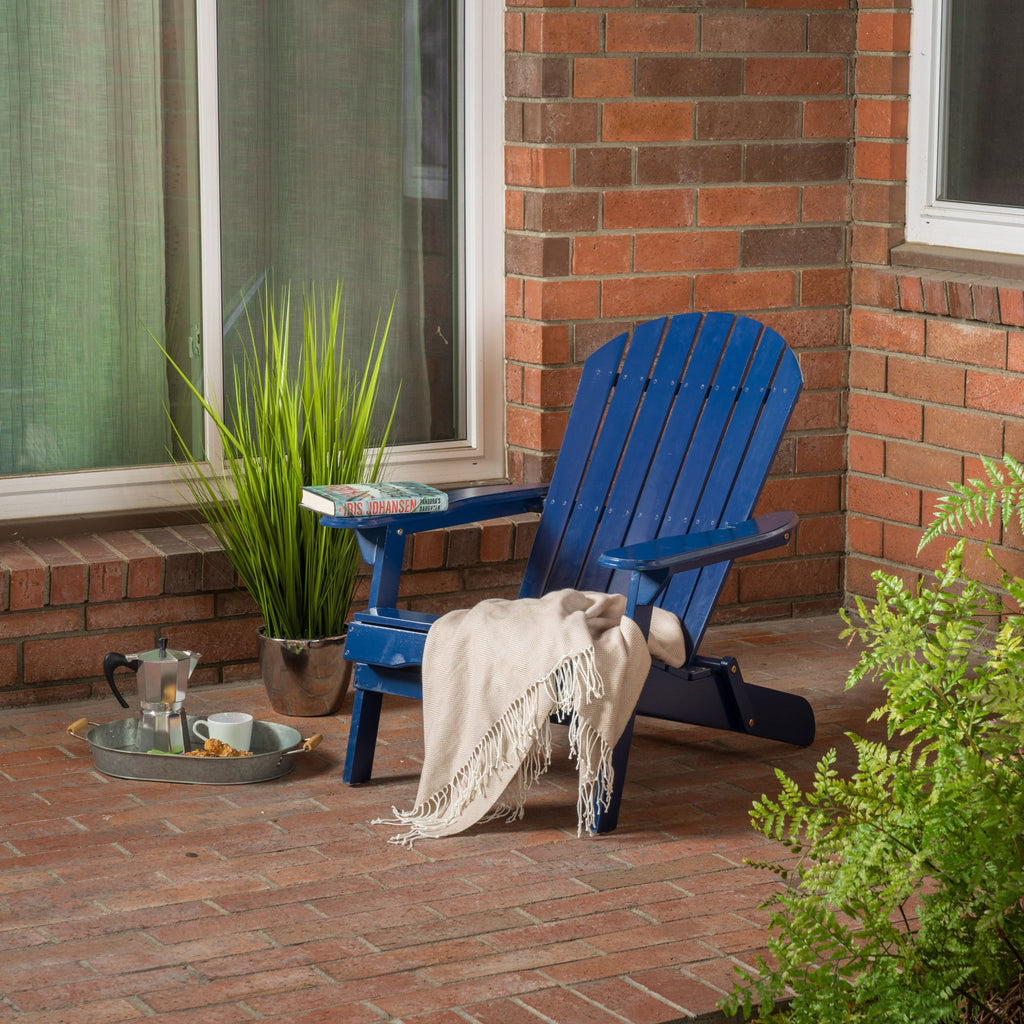 Malibu Adirondack Chair with Foldable Frame - Acacia Wood