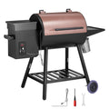 Wood Pellet Grill Smoker with Digital Controls - 456 Sq.In Cook Area