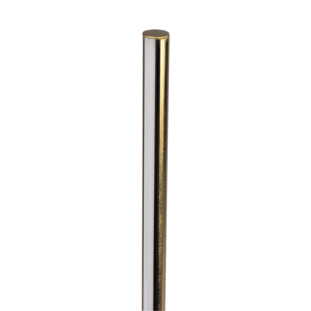 Prism - LED Floor Lamp with On/Off Switch Base - Gold/Marble