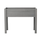 Solid Wood Raised Garden Bed with Legs - Available in Gray, Dark Gray, Dark Brown