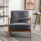 Mid-Century Modern Accent Chair with Cushioning - Multiple Colors