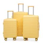 3 Pieces Set Spinner Wheel Luggage With Combination Lock