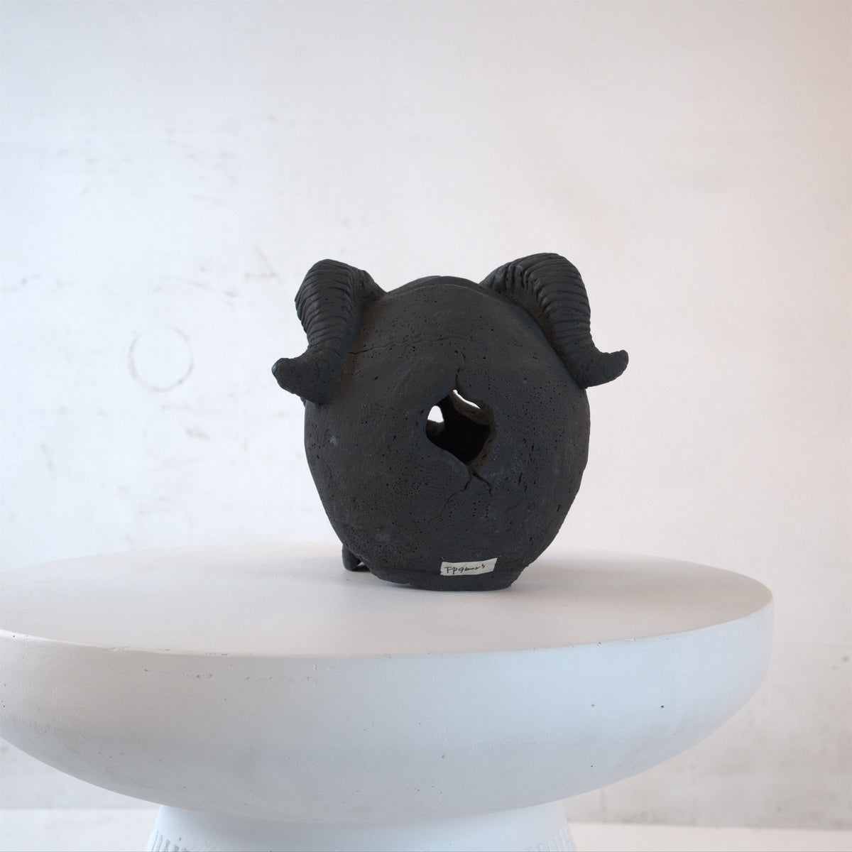 Hand-Forged Flame Skull for Fire Pits with Dramatic Flame Vents - Natural Finish
