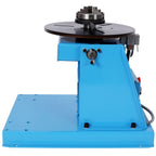 Portable Rotary Welding Positioner with 3 Jaw Lathe Chuck - Blue