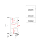 Medicine Cabinet with Mirror and 3 Shelves - Engineered Wood