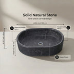 Semi Polished Bathroom Vessel Sink